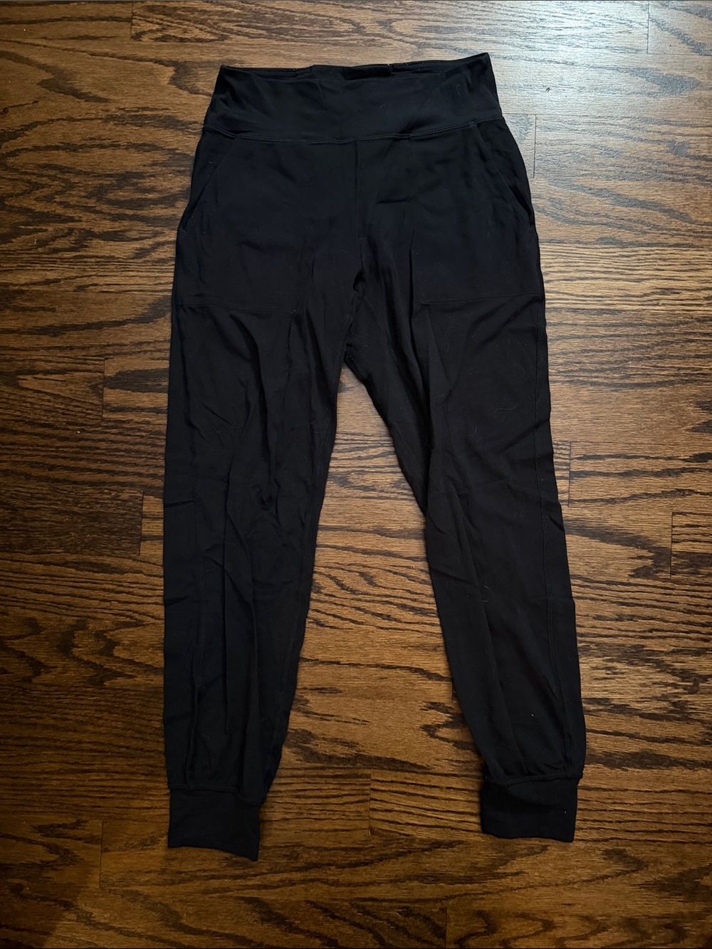 lululemon athletica Black High-Waist Jogger Pants